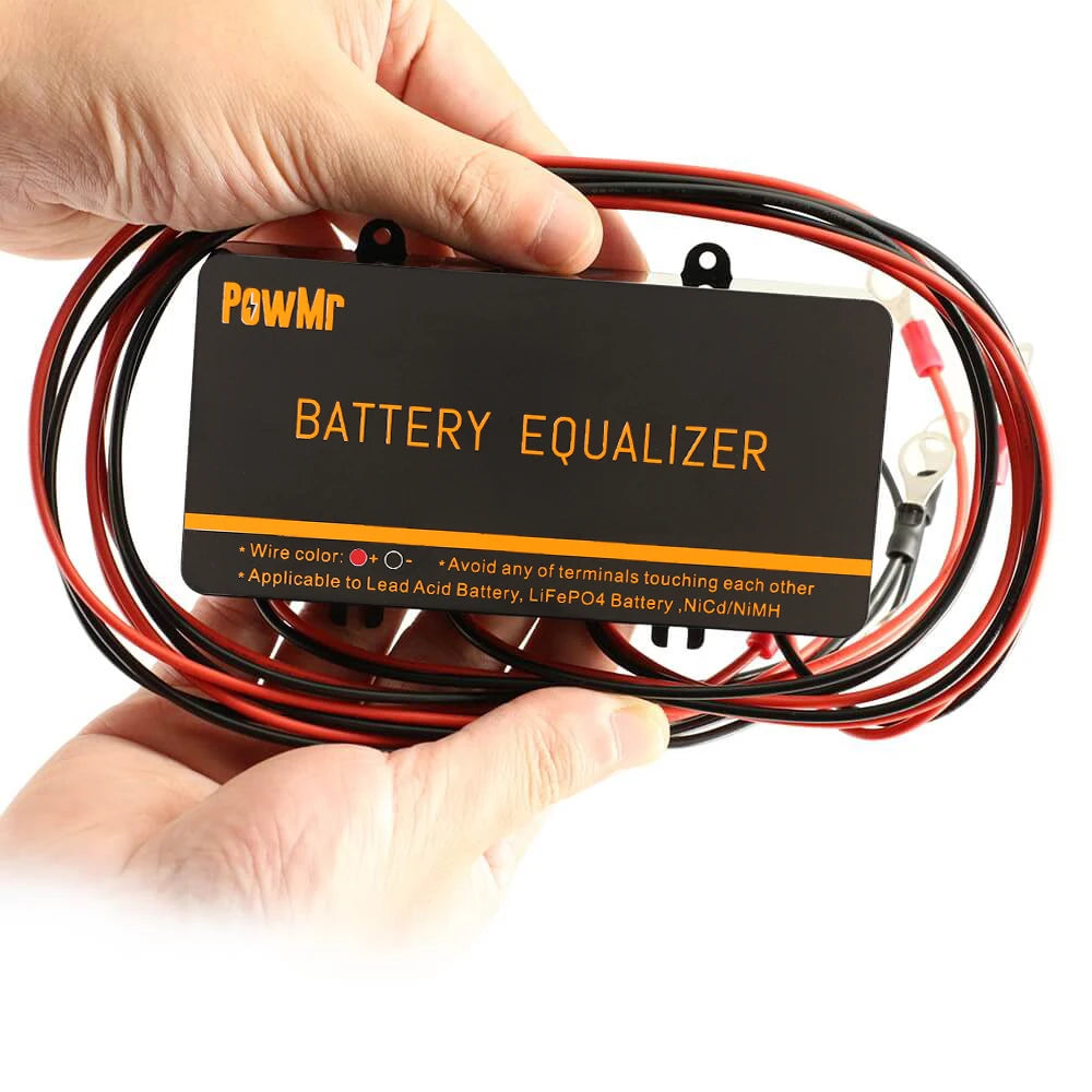 PowMr USA 24V 48V Battery Equalizer Voltage Balancer Equalize Voltage of Power Bank for Lifepo4 Battery to Extend Battery Life