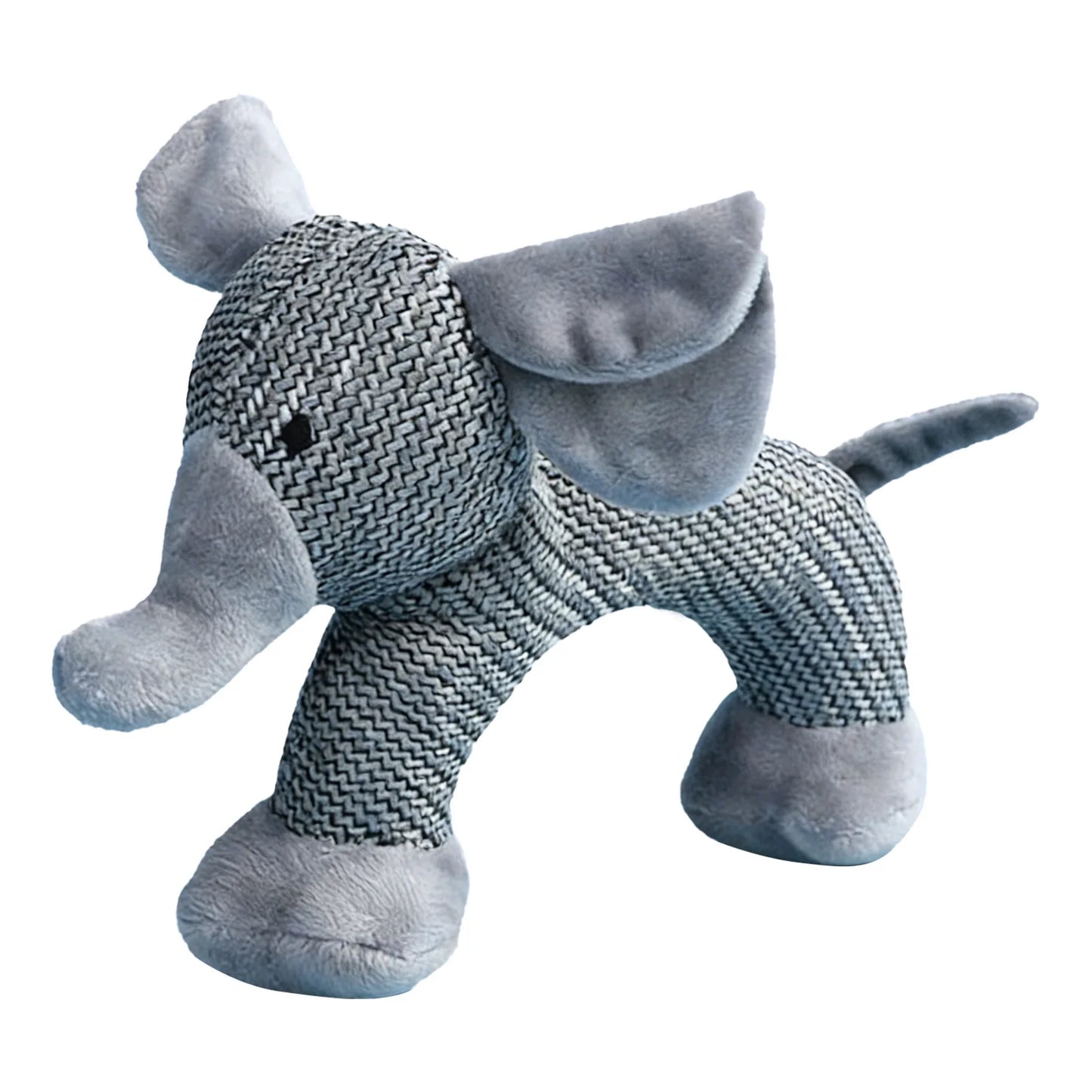 Interactive Squeak Puppy Toy Bite Resistant Cute Animal Shape Plush Linen Toy Dogs Accompanying Plush Doll Pets Supplies