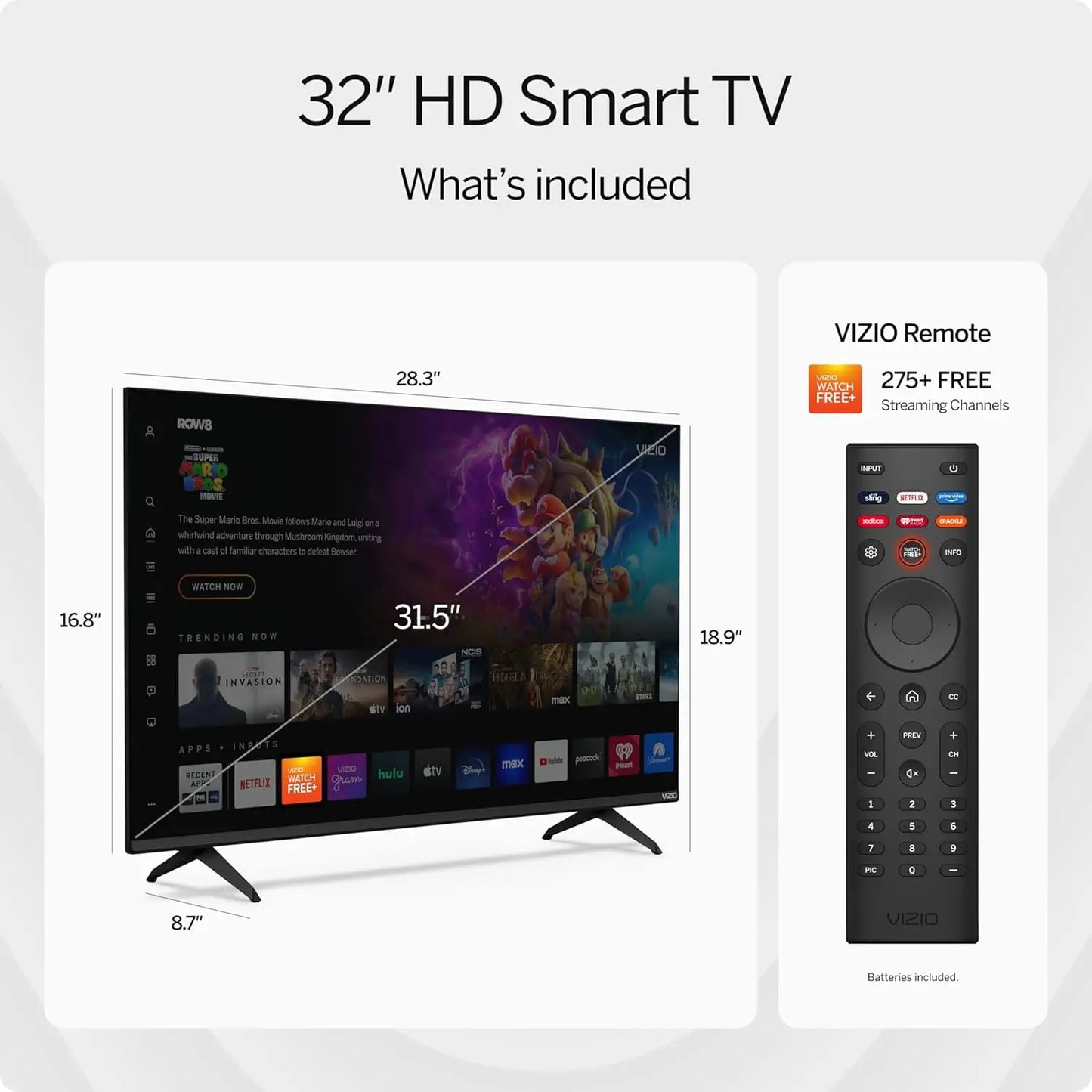 Premium Smart LED TV With WiFi HD Renewed For Quality