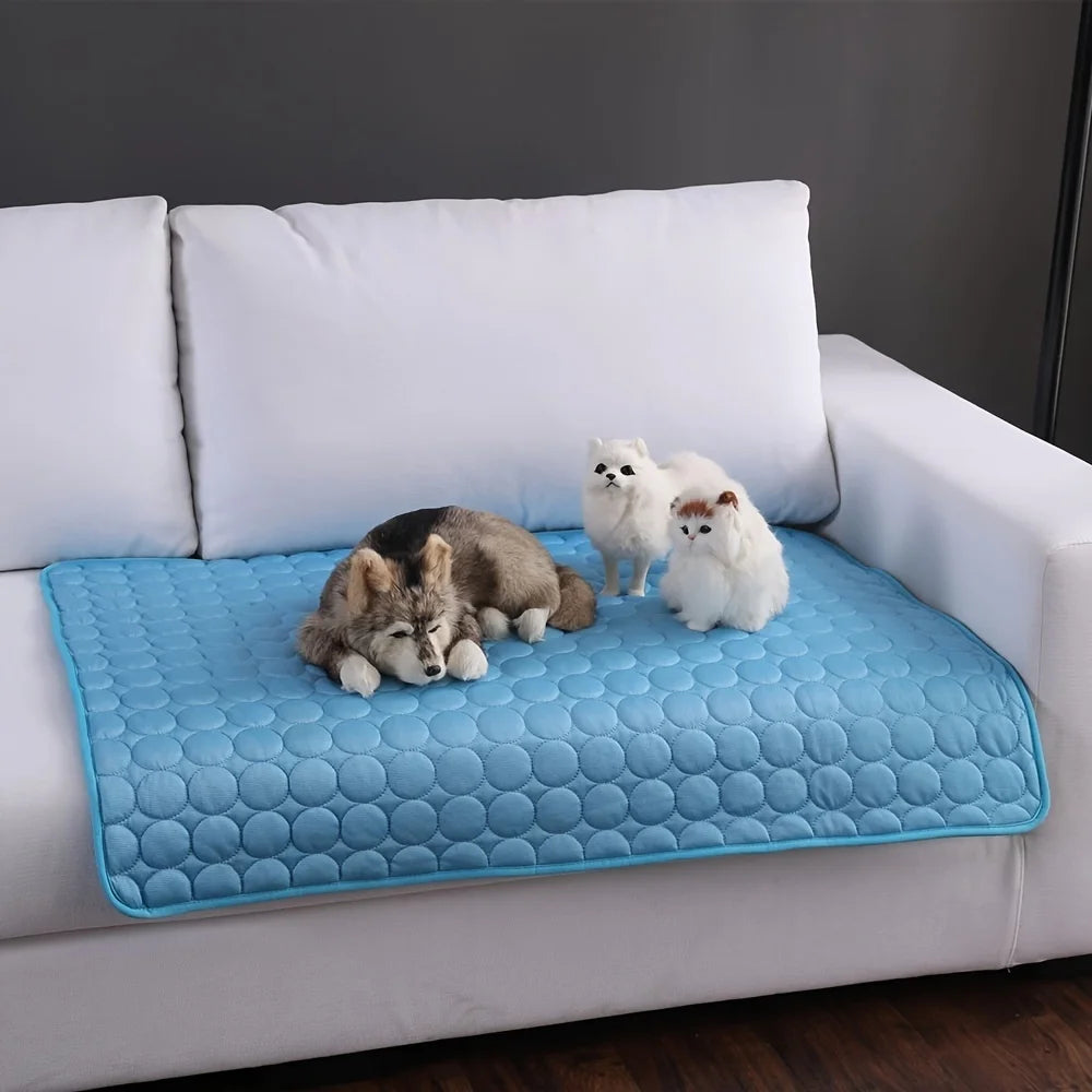Dog Cooling Mat Self Cooling Pad For Pets And Cats Durable Bed