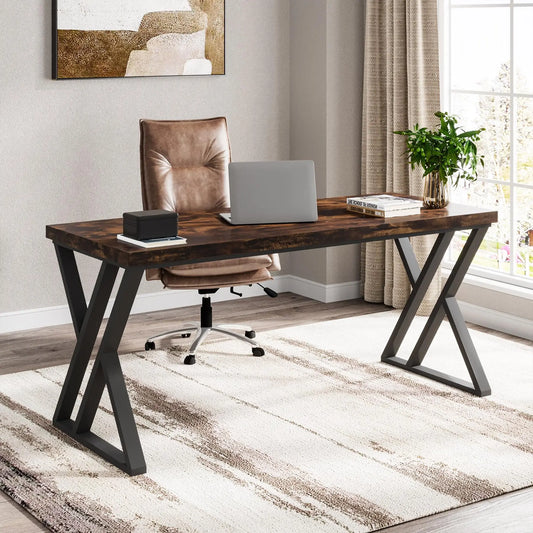 Tribesigns Writing Computer Desk With Z Shaped Metal Leg
