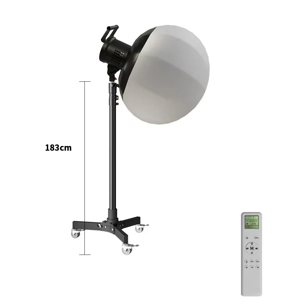 Bowens Video Studio Kit 90/135W 220V Photography Light Dimmable Kit LED Lamp 2m Tripod Flash Studio Lighting 3000-6000K 3 Color