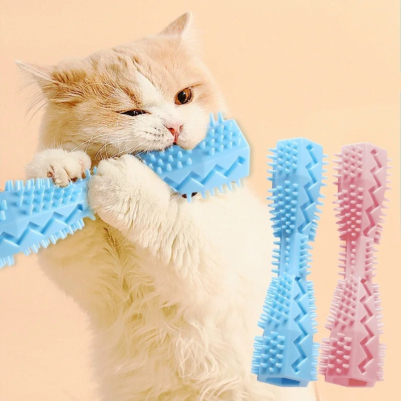Puppy Teething Toy Dog Chew Stick Bite Resistant Leak Proof Food Dispenser Pet Teeth Cleaner Fun Chewer for Small Dogs