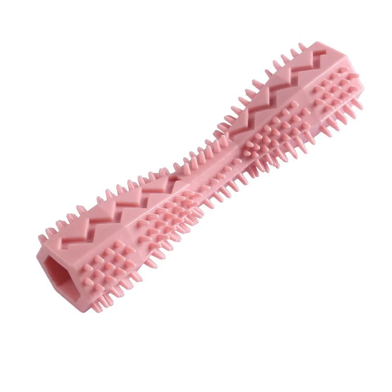 Puppy Teething Toy Dog Chew Stick Bite Resistant Leak Proof Food Dispenser Pet Teeth Cleaner Fun Chewer for Small Dogs
