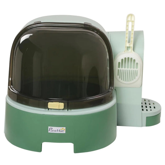 Cat Litter Box with Lid, Covered Litter Box, Easy to Clean & Open Including Openable Front Cover, Litter Scoop,, Customized