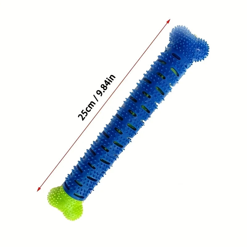 Dog Tooth Cleaning Chew Toy – Rubber Teeth Cleaning Stick for Dental Care, Molar Grinding & Gum Massage