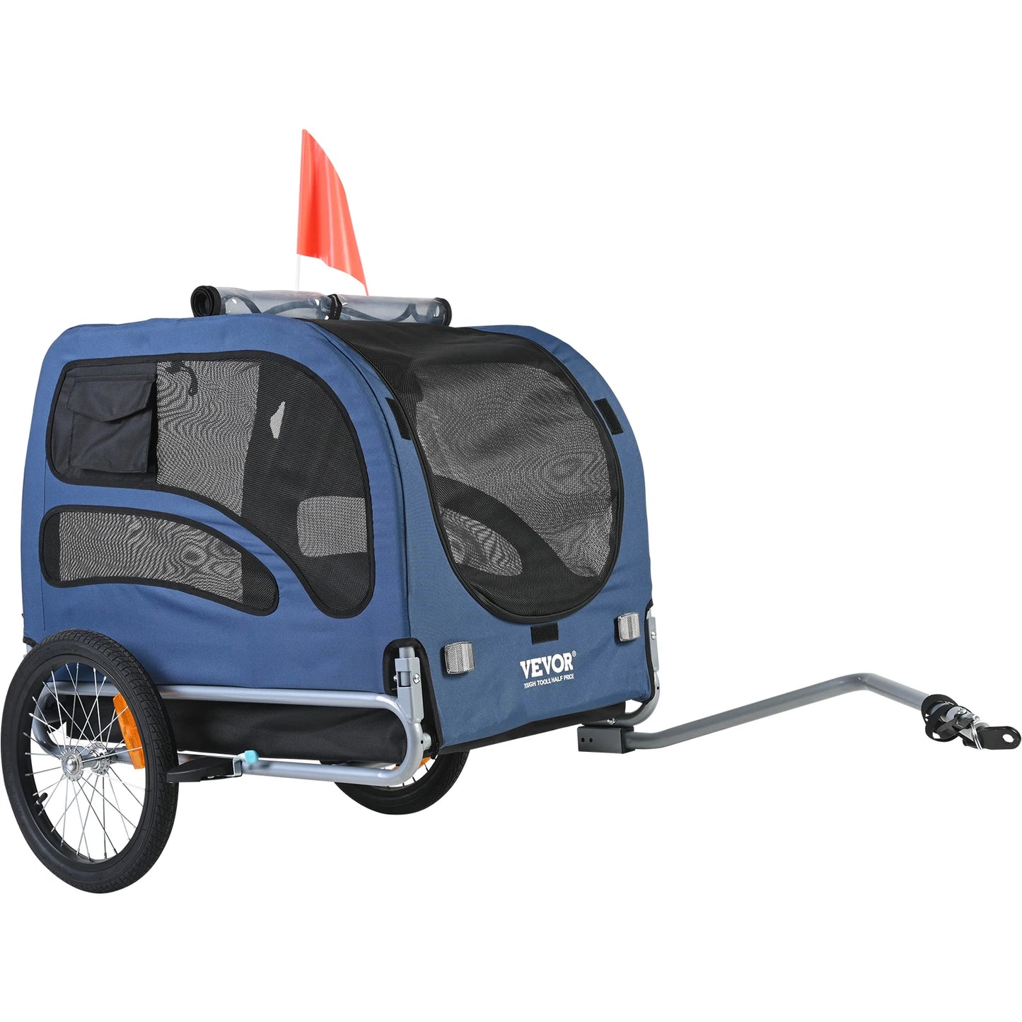 Pet Bicycle Carrier Dog Trailer With Collapsible Design