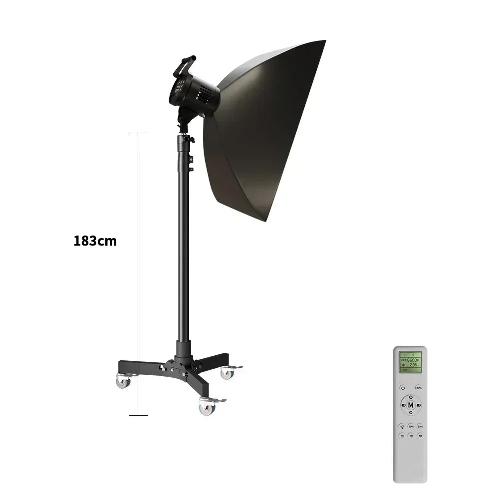 Bowens Video Studio Kit 90/135W 220V Photography Light Dimmable Kit LED Lamp 2m Tripod Flash Studio Lighting 3000-6000K 3 Color