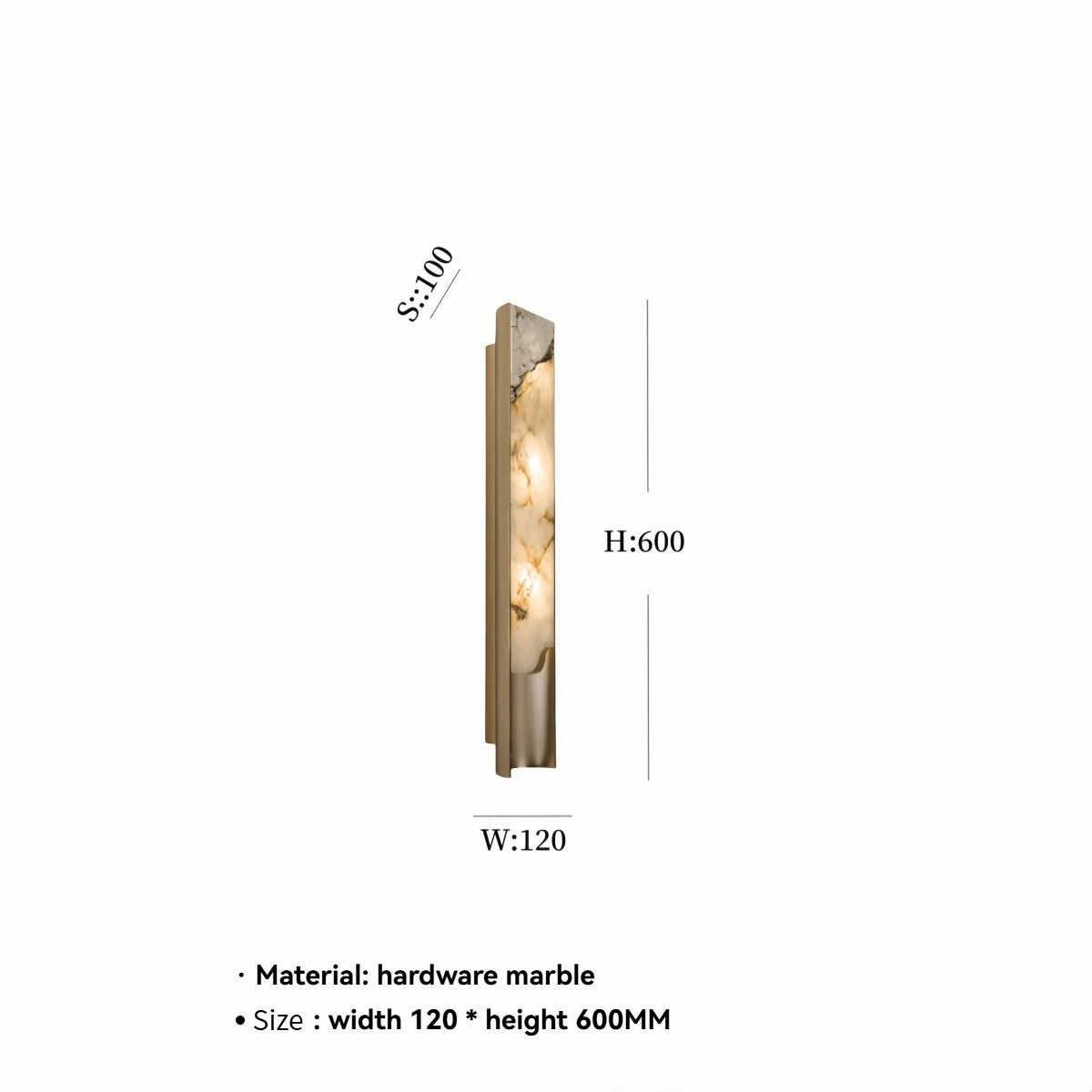 Nordic Luxury Designer Wall Lamp New Chinese Minimalist Exhibition Hall Background Wall Living Room Headboard Marble Lamp
