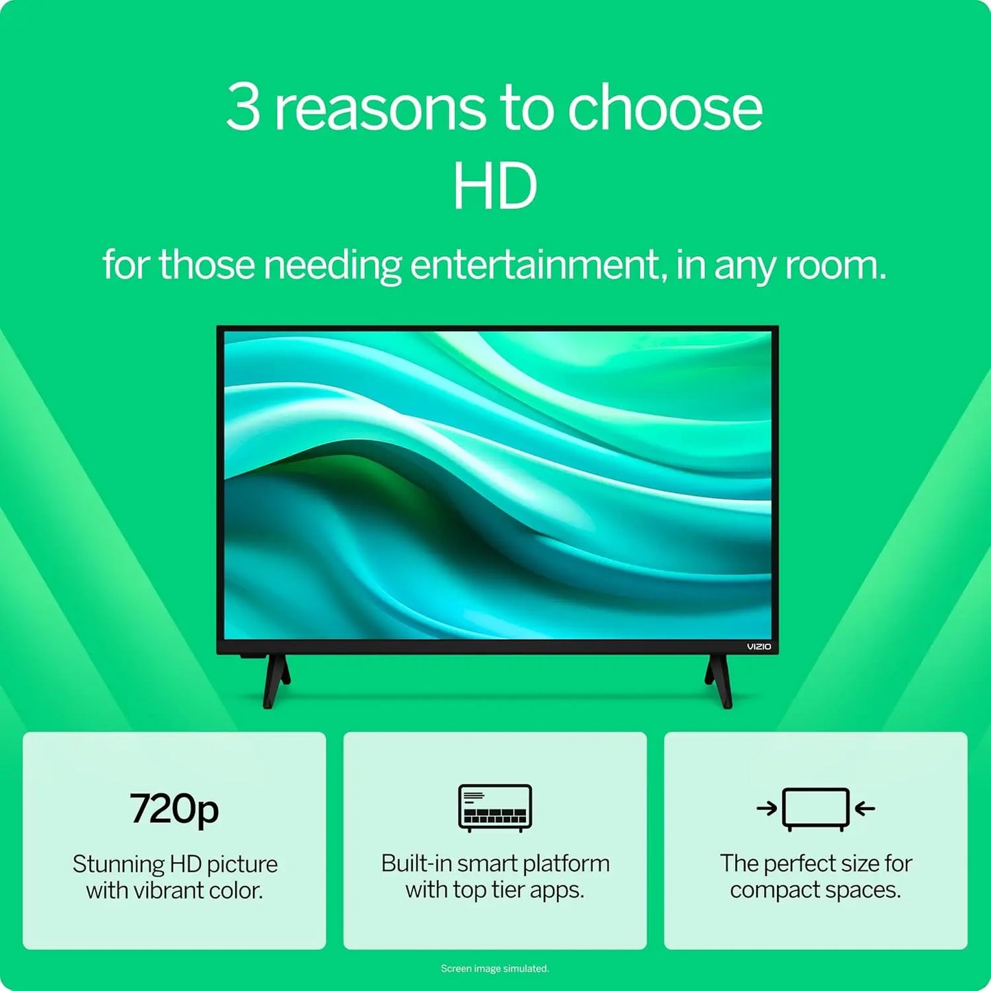Premium Smart LED TV With WiFi HD Renewed For Quality